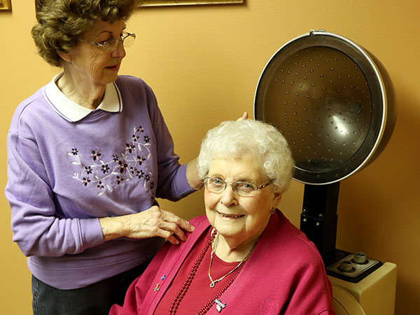 Evergreen Assisted Living Residence beauty parlor